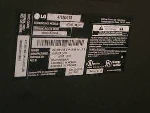 lot 118 image: LG 47 Class 1080p Smart LED TV - 47LN5700