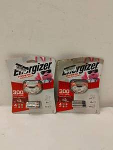 lot 15 image: 2 NEW ENERGIZER VISION HD HEADLAMPS
