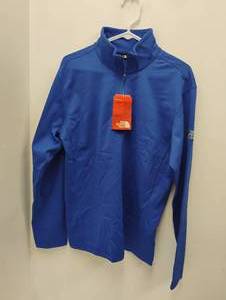 lot 32 image: NEW THE NORTH FACE TECH PERFORMANCE 14 ZIP FLEECE SIZE MEDIUM