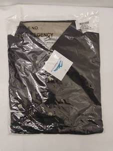 lot 44 image: NEW TRI-MOUNTAIN BLACK LONG SLEEVE BUTTON UP SHIRT SIZE LARGE