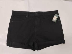 lot 49 image: NEW WILD FABLE BLACK DENIM SHORTS SIZE 16