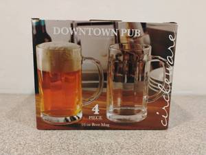 lot 81 image: NEW DOWNTOWN PUB 4 PIECE BEER MUG SET