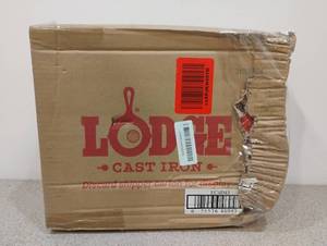 lot 108 image: NEW LODGE CAST IRON ENAMELED DUTCH OVEN