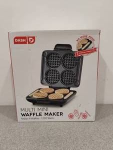 lot 120 image: NEW DASH MULTI MINI WAFFLE MAKER