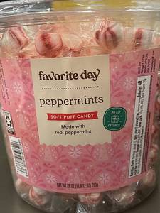 GA 1 - Favorite Day Peppermints Soft Puff Candy - 8 Containers