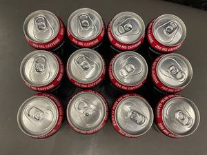 CT 4 - Lot of 12 Spike Hardcore Energy Drink 16oz Cans