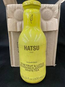 AZ 3 - Hatsu Star Fruit & Lotus Blossom Flavored White Tea (6 Bottles)