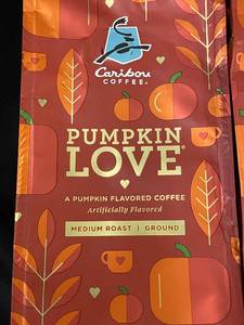 Caribou Coffee Pumpkin Love Medium Roast Ground Coffee 11oz (4 Bags)