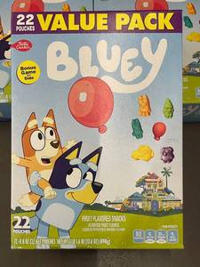 ID 1 - Bluey Fruit Flavored Snacks Value Pack - 66 Pouches (3 Boxes)