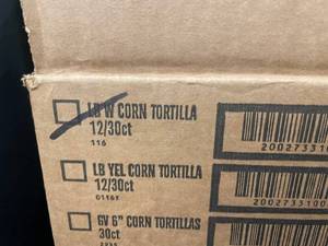 CO 4 - La Banderita White Corn Tortillas 12 Packs - 30 Counts Each