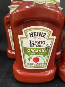 CT 4 - Heinz Organic Tomato Ketchup 44 oz 4-Pack LAST CHANCE