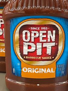 2 back 1.4 - Open Pit Original Barbecue Sauce 18 oz - 4 Pack