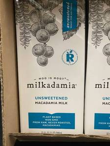 AZ 5 - Milkadamia Unsweetened Macadamia Milk - 32 fl oz (6-Pack)