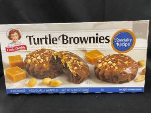 pallet - Little Debbie Turtle Brownies - 3 Boxes of 8 Brownies Each