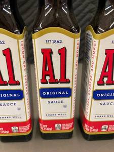 CO 1 - Lot of 4 A.1. Original Sauce Bottles - 5 oz each