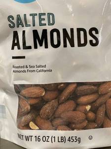 Nut Bin - Happy Belly Salted Almonds, 16 oz (2-Pack)