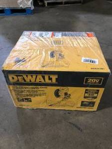 DEWALT 20V MAX Cordless 7-14 in. Sliding Miter Saw with (1) 20V Battery 4.0Ah Customer Returns See Pictures