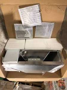 iKTCH 36 in. 900 CFM Ducted Wall Mount with LED Light Range Hood in Stainless Steel  Customer Returns See Pictures