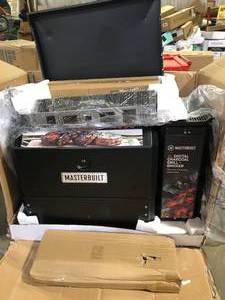Masterbuilt Gravity Series 1050 Digital WiFi Charcoal Grill and Smoker in Black    Customer Returns See Pictures