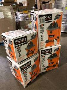 Lot of Assorted WetDry Shop Vacs Various Models and Conditions Customer Returns See Pictures