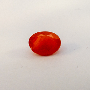 lot 58 image: FIRE OPAL - 0.71ct. Orange Oval brilliant cut