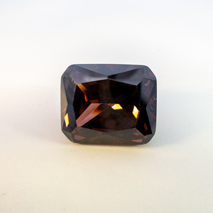 lot 61 image: ANDALUSITE - 10.98ct. Rectangular brilliant cut