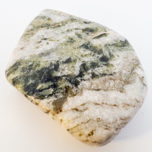 lot 82 image: IRISH WISHING STONE - White, Green and Gray&nbspCONNEMARA&nbspMarble Galway, Ireland.