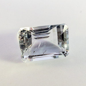 lot 86 image: AQUAMARINE - 1.19ct. Emerald cut