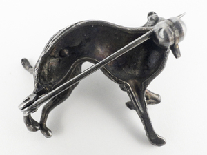 lot 187 image: Dog (Whippet) Brooch .