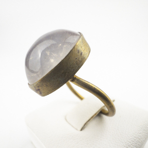 lot 241 image: Group Of 3 Base Metal Rings. Size 4-4.5.
