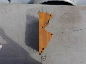lot 55 image: Wall-Mounted Wooden Mail Organizer with Key Hooks