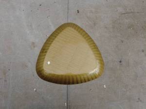 lot 107 image: Triangular Decorative Plate with Butterfly Design