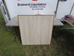 lot 124 image: Large Wooden Framed Mirror