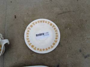 lot 206 image: Vintage Dinnerware Set with Floral Designs  Assorted Pieces