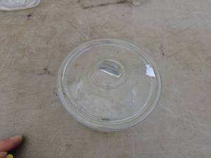 lot 214 image: Vintage Glassware Lot - Pitcher and Containers