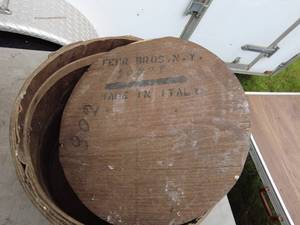 lot 219 image: Lot of Vintage Wooden Barrels and Assorted Walking SticksCanes