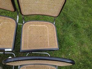 lot 295 image: Vintage Marcel Breuer Cesca chairs B32 Crica 1950s