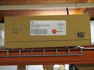 lot 23 image: 12 Red Floor Pads for Spray Buffing