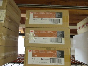 lot 26 image: 3M 13 Brown Stripper Floor Pads