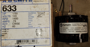 lot 49 image: A.O. Smith Electric Motor 633