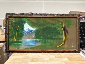 lot 49 image: Signed Vintage Oil Painting