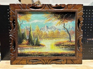 lot 50 image: Vintage Oil Painting