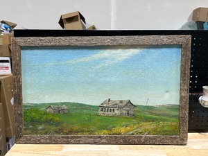 lot 52 image: Signed Framed Oil Painting Vintage