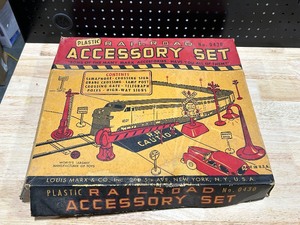 lot 56 image: Railroad Accessory Set