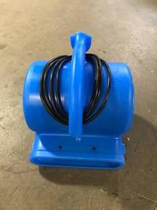 B-Air 14 HP Air Mover Blower Fan for Water Damage Restoration Carpet Dryer Floor Home and Plumbing Use in Blue Customer Returns See Pictures