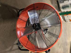 Commercial Electric 24 in. 2-Speed Heavy Duty Tilt Drum Fan    Customer Returns See Pictures