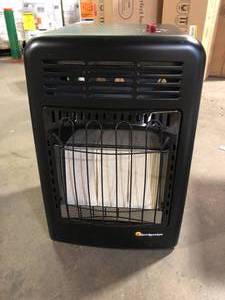 Mr. Heater 18,000 BTU Cabinet Propane Space Heater with Hose and Regulator  Customer Returns See Pictures