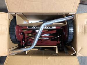 American Lawn Mower Company 14 in. 5-Blade Manual Walk Behind Reel Lawn Mower  Customer Returns See Pictures