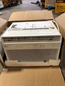 LG 6,000 BTU 115-Volt Window Air Conditioner Cools 250 sq. ft with Remote in White  Customer Returns See Pictures