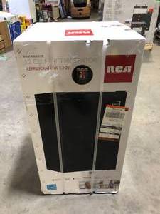 RCA 3.2 cu. ft. Mini Refrigerator in Black  Customer Returns See Pictures